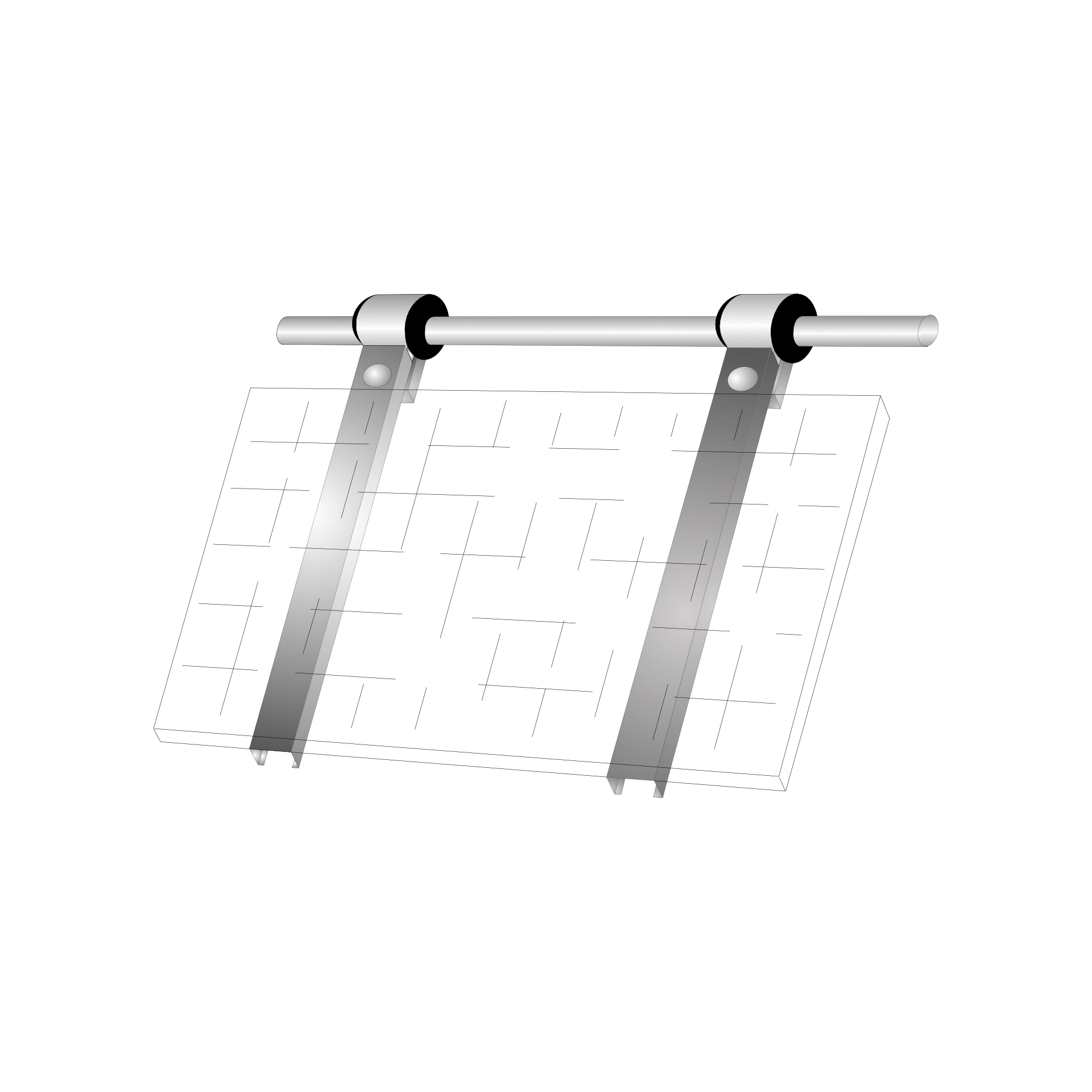 650 mm strut profiles for solar panels | Fixed 30 mm tube fittings - Image 2