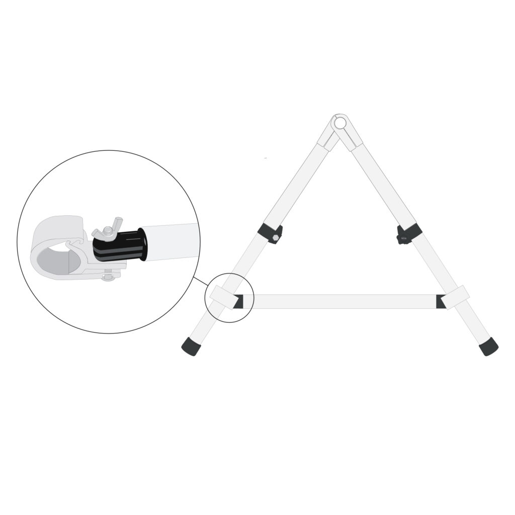 Strut kit for frame legs | 1.2m - NOA