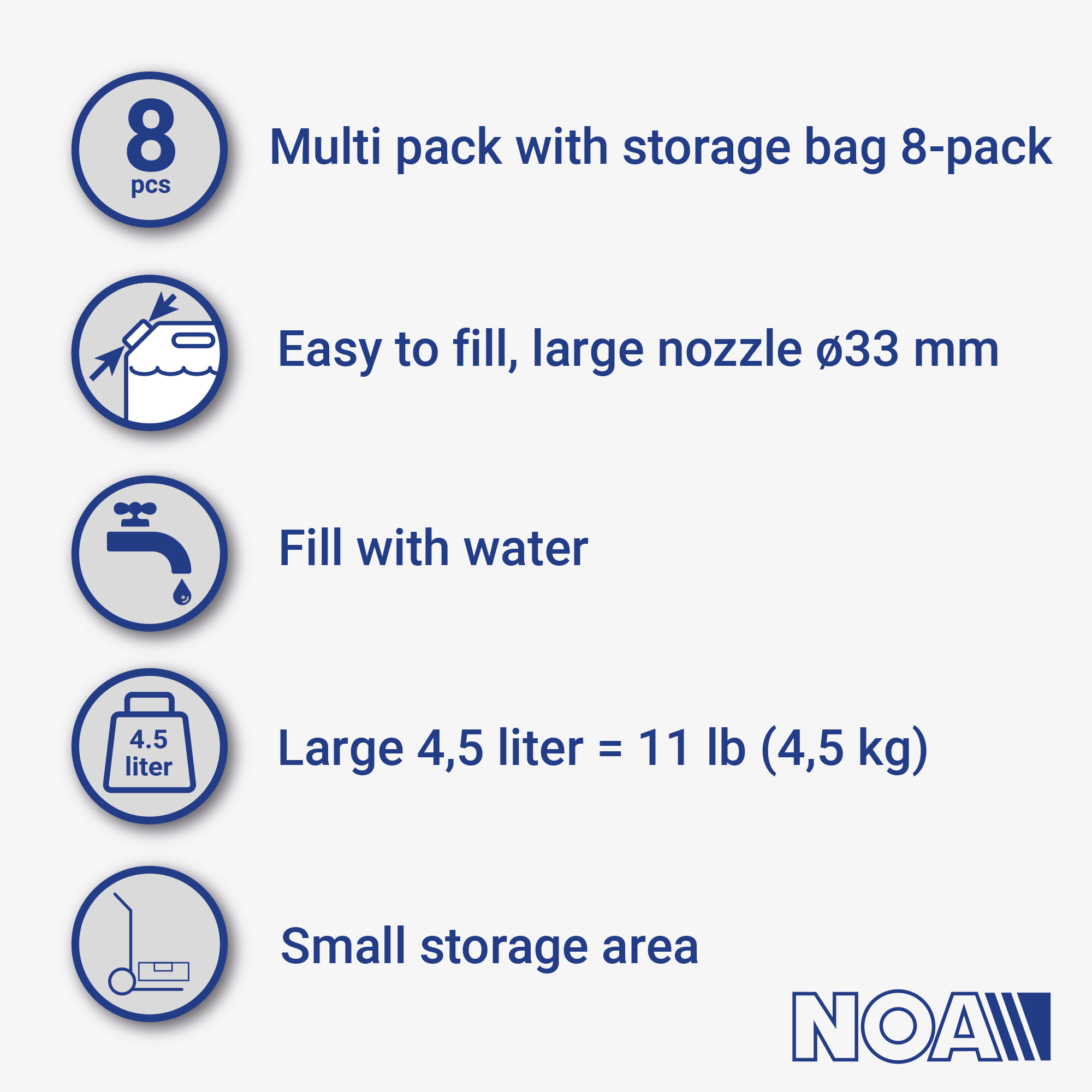 Water Bag Weight – (8-Pack) - Image 9